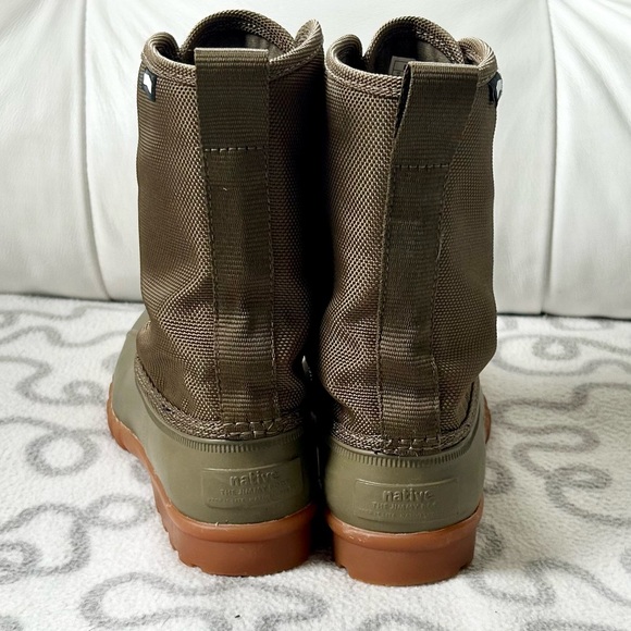 Native Jimmy duck rain/winter boots - Hunter green, women size 5.5 men size 4 - Picture 2 of 6